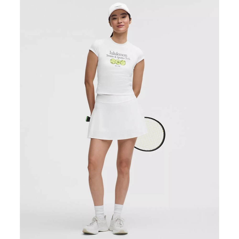 Lululemon-Lightweight High-Rise Tennis Skirt-White